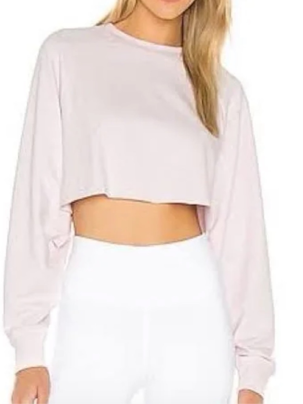 ALO Yoga Double Take Pullover Soft Pink